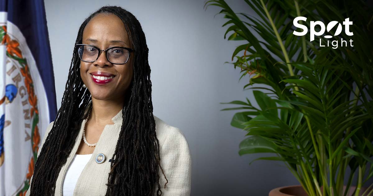 Portrait of Tamarah Holmes, director of the Department of Housing and Community Development for the Commonwealth of Virginia